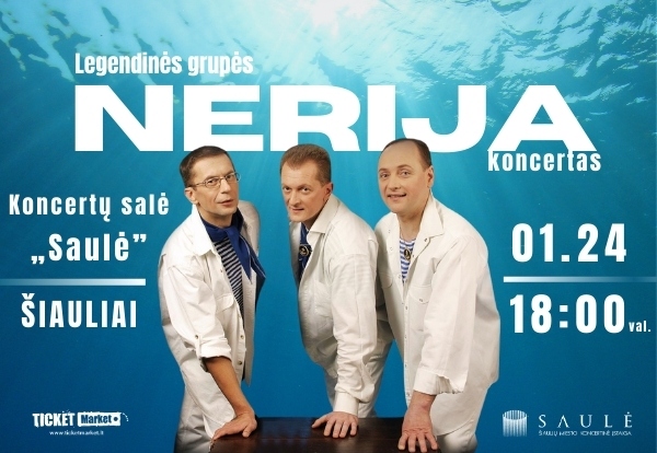 Legendinės grupės koncertas „Laikų šešėliai su NERIJA“