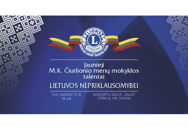 Jaunieji M. K. Čiurlionio menų mokyklos talentai Lietuvos Nepriklausomybei