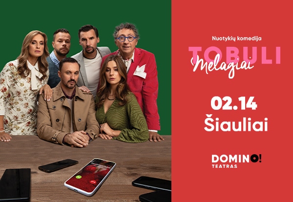 Komedija TOBULI MELAGIAI 