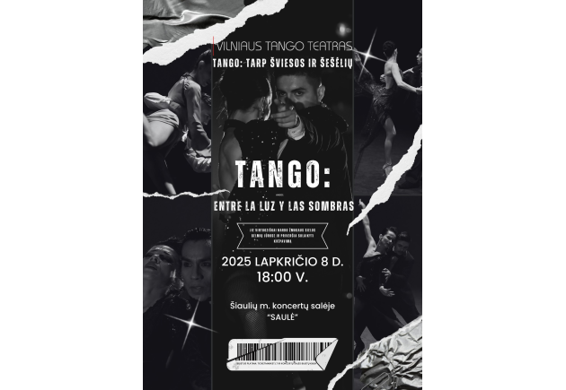 Vilniaus tango teatras – TANGO: ENTRE LA LUZ Y LAS SOMBRAS