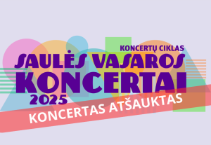 KONCERTAS ATŠAUKIAMAS! „Džiazo pietūs“ | Saulės vasaros koncertai 2025
