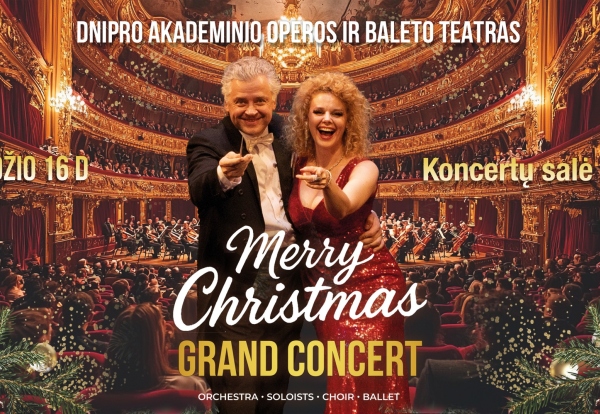 MERRY CHRISTMAS GRAND CONCERT Dniepro valstybinis teatras