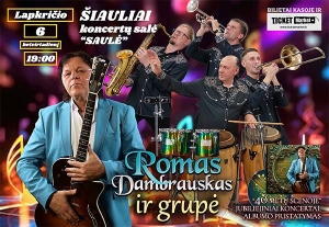 ROMAS DAMBRAUSKAS „40 metų scenoje. Jubiliejinis koncertas ir naujausio albumo pristatymas“