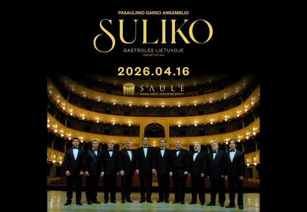 Pasaulinio garso ansamblio „SULIKO“ (Sakartvelas) koncertas
