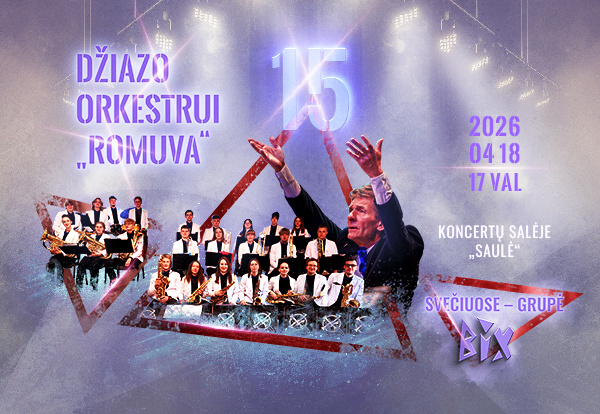 Džiazo orkestrui „Romuva“ – 15 metų!