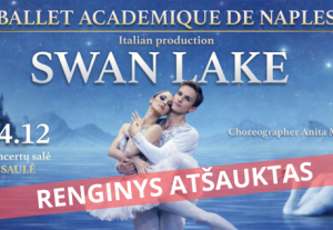 ATŠAUKTAS! „GULBIŲ EŽERAS“ Ballet Académique de Naples