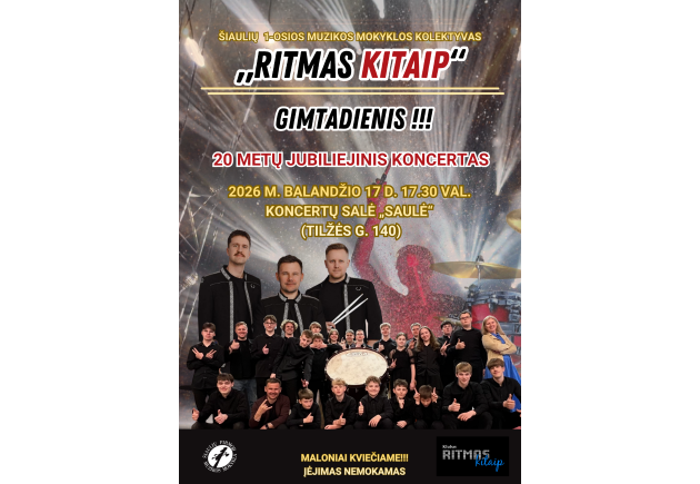 RITMAS KITAIP gimtadienis | 20 metų jubiliejinis koncertas (2)