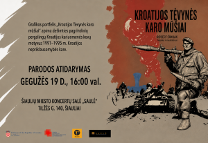 Robert Šimrak parodos „Kroatijos Tėvynės karo mūšiai“ atidarymas