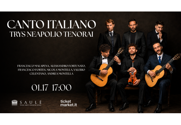 CANTO ITALIANO. Trys Neapolio tenorai