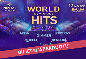 IŠPARDUOTA! World Hits Symphony | Universe Orchestra 