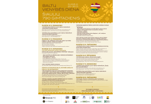 BALTŲ VIENYBĖS DIENŲ PROGRAMA