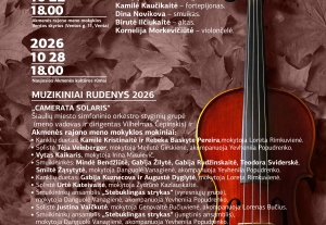 MUZIKINIAI RUDENYS 2026 | Naujoji Akmenė