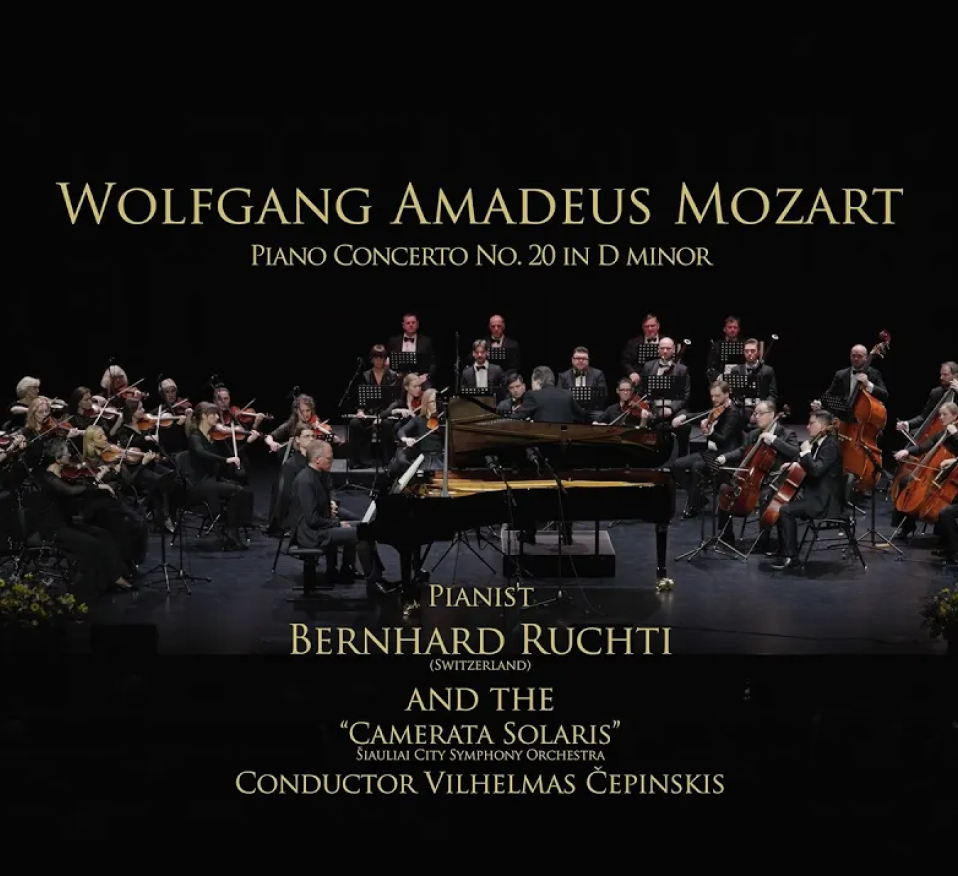 W. A. Mozart – Piano Concerto No. 20 in D minor | B. Ruchti, V. Čepinskis & CAMERATA SOLARIS
